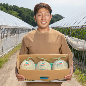 メロン3玉(7月上旬から発送)